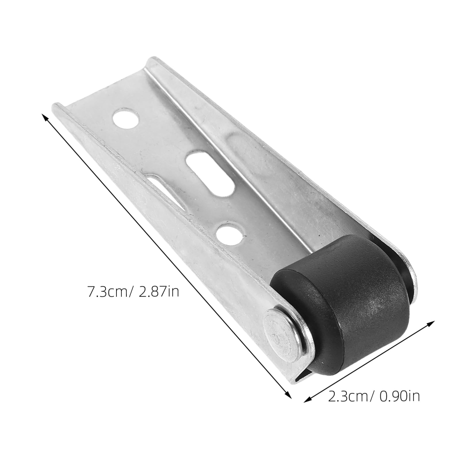 BAZEITFLOW Door Bottom Support Wheel 2 Pack Sinking Pulley Directional Caster Wheels for Wooden Gates Garden Yard Fence Easy Installation Anti-Droop Gate Hardware - Image 2