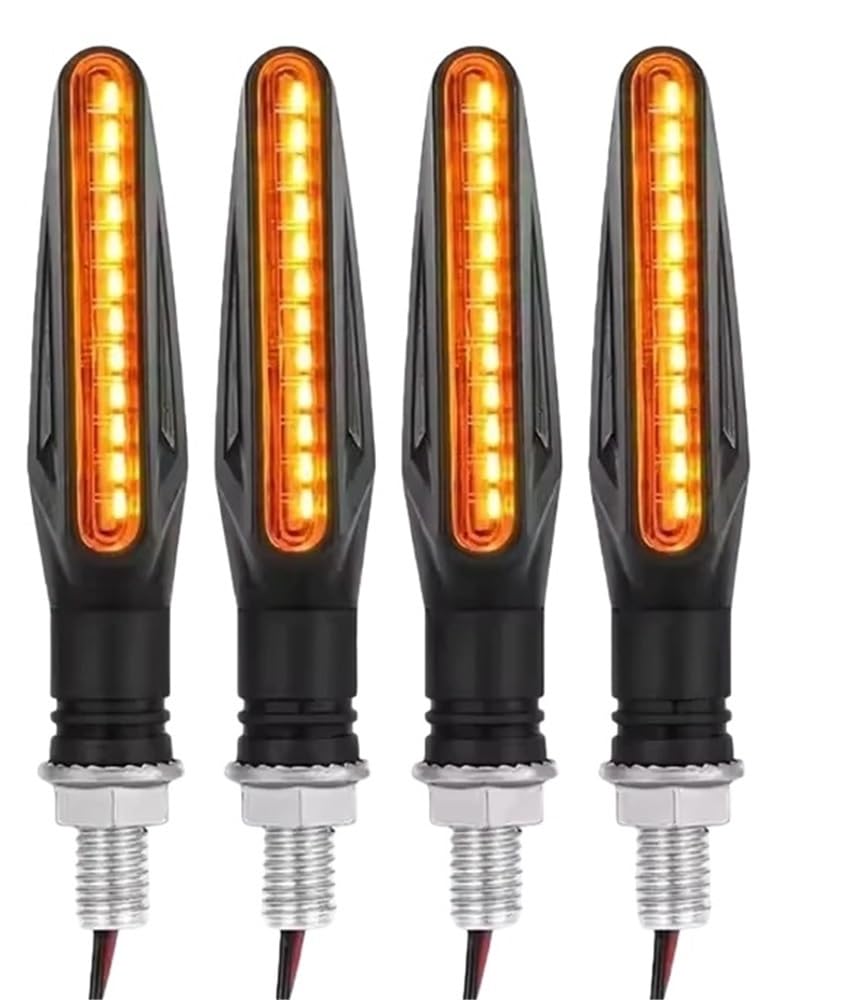 4 Luces Intermitentes Universales Para Motocicleta Evita Alcances con Luz Freno y DRL 7