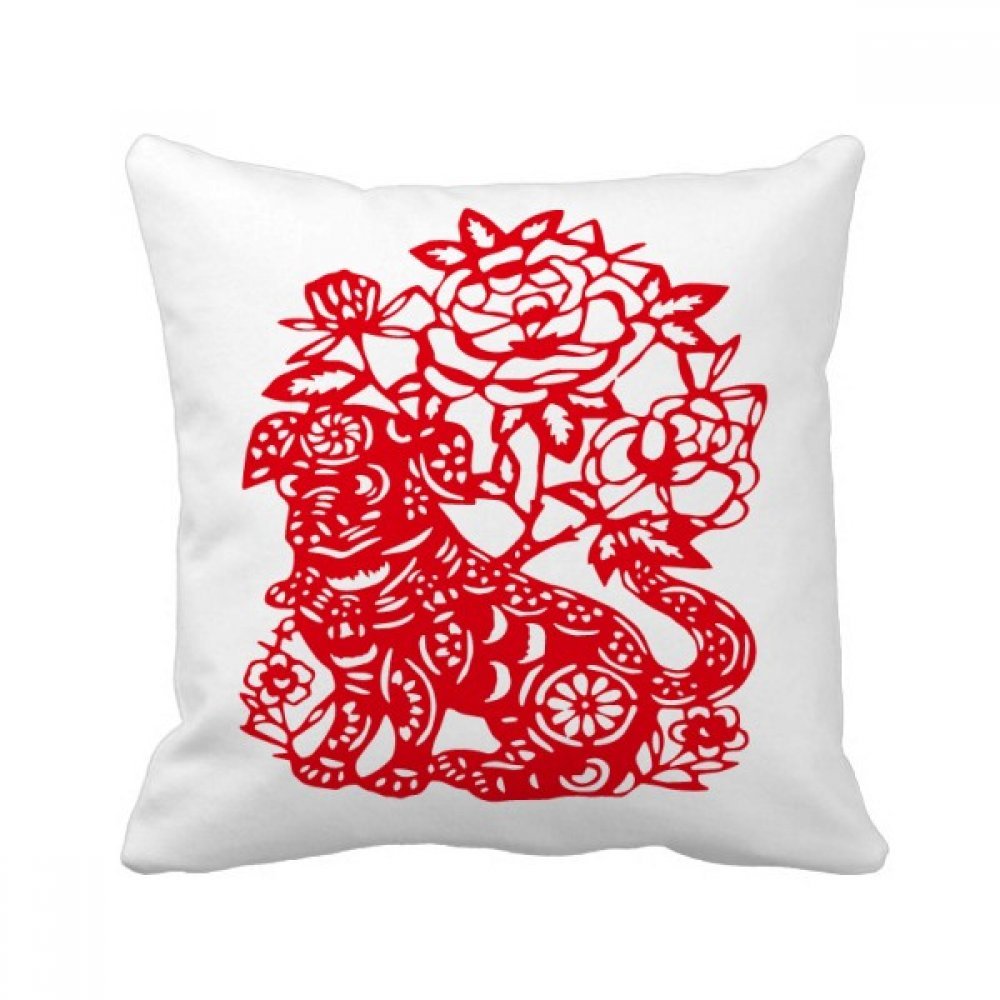 Coussin Chien du Nouvel An Chinois une idée cadeau originale pour les passionnés de déco