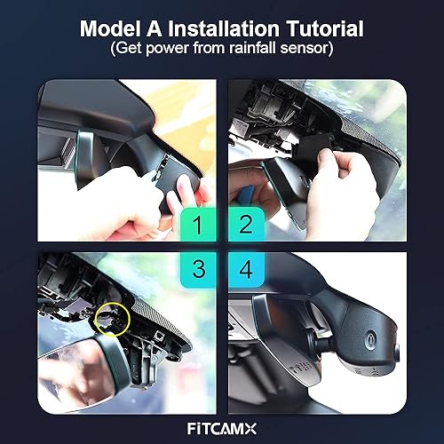 Miniatura 6 de Fitcamx Cámara de salpicadero 4K adecuada para Porsche 911 992 Cayenne 9YA 9Y0 9Y3 Panamera 971 Taycan modelo A estilo de fábrica OEM Ultra HD 2160P