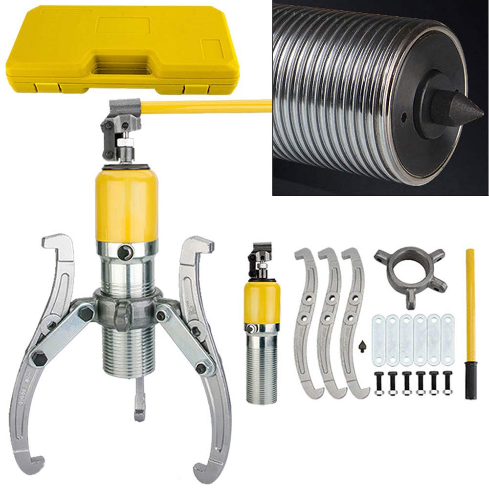 Extractor hidráulico, extractor hidráulico 20T, extractor de bujes de rueda con 3 brazos, adecuado para extraer bujes, bridas, engranajes y rodamientos.