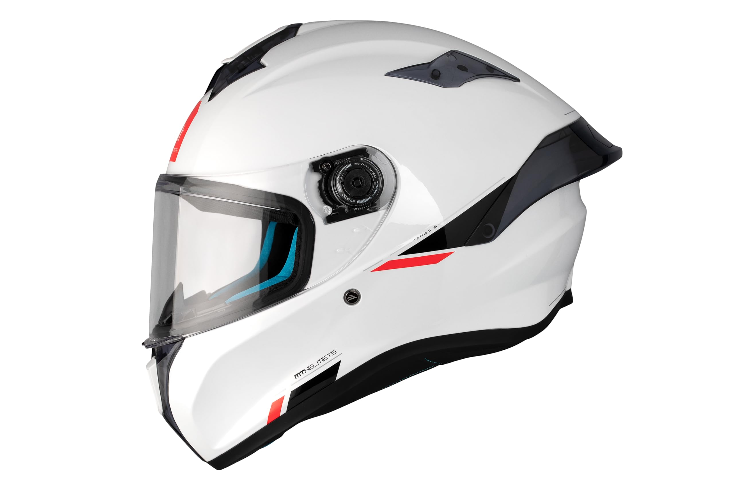 MT Helmets Targo S – Casco Moto Integral con Visor Solar Full Vision, Pantalla Compatible con Pinlock, Interior Lavable y Cierre Micrométrico | Calota HIRP | Homologado ECE 22.06 & DOT