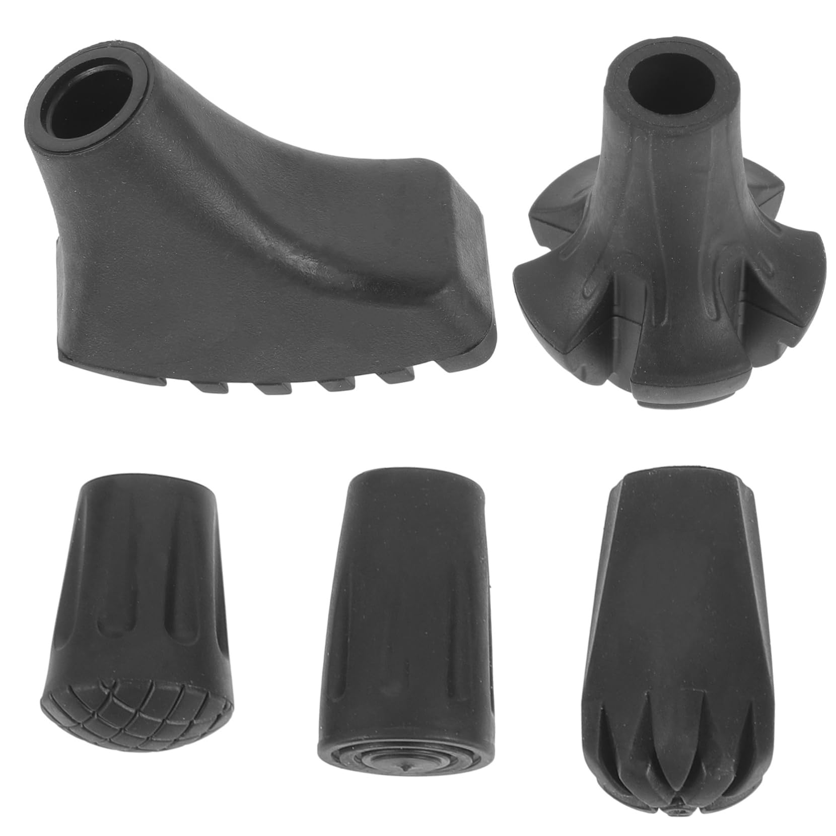 SUPVOX Coussinets De Bâtons De Marche Accessoires De Béquilles Canne Pliable Trekking Accessoires Accessoire De Trekking Conseils De Canne Couvre-Pointes Épaissis