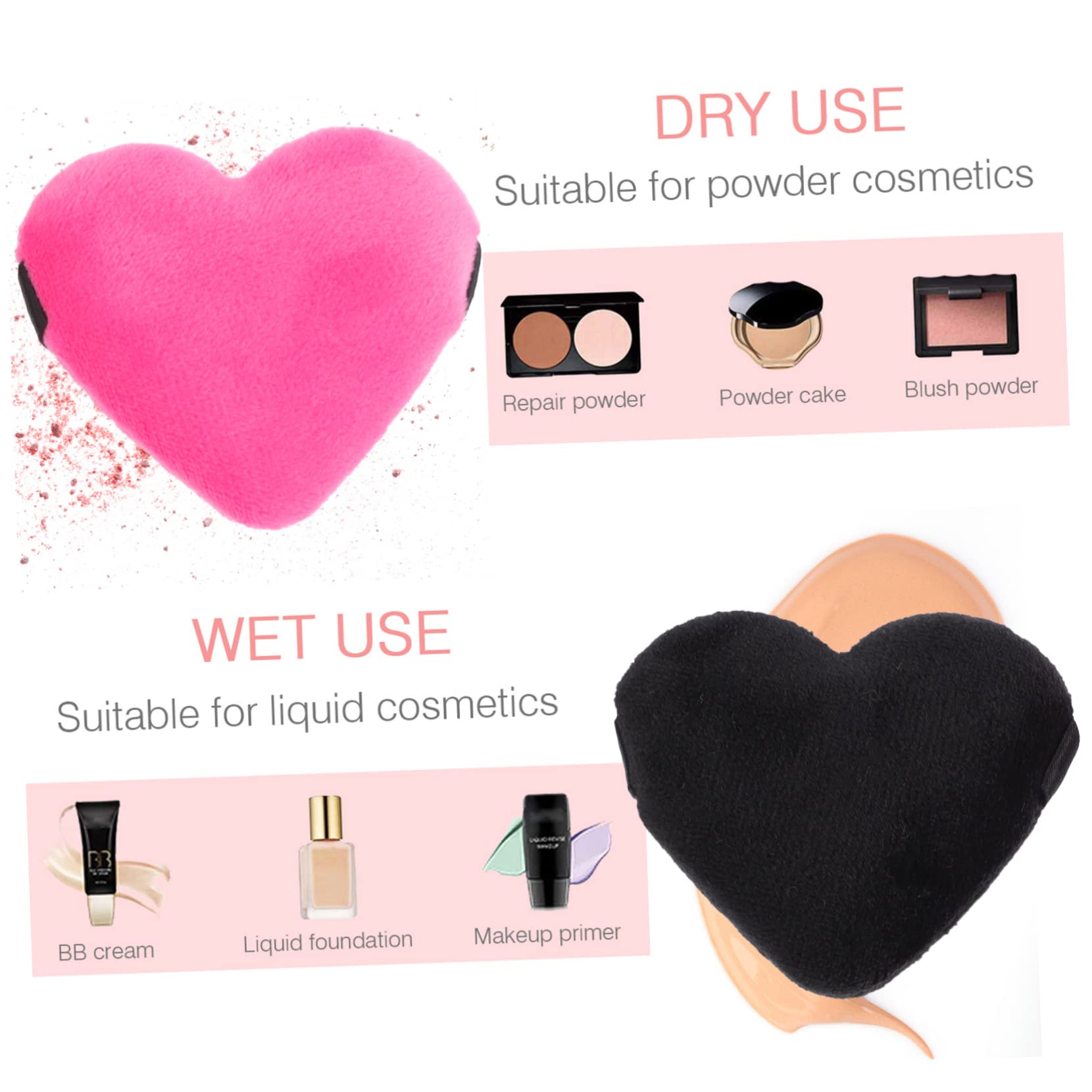 Housoutil 45stücke Teiliges Gesichtspuderpuffs Ultraweichem Material Für Flüssige Und Lose Puder Tragbar Und Makeup-werkzeuge Für Täglichen Gebrauch Und Professionelle Anwendungen
