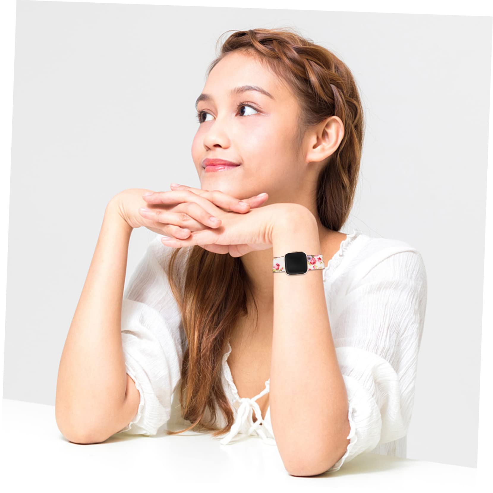Gatuida Cinghia Floreale Braccialetti Per Orologi Per Le Donne Watch Band Braccialetti Per Orologi Riparazione Orologi Accessori Fasce Delle Donne Cintura Da Polso Cinturini Casual Bande