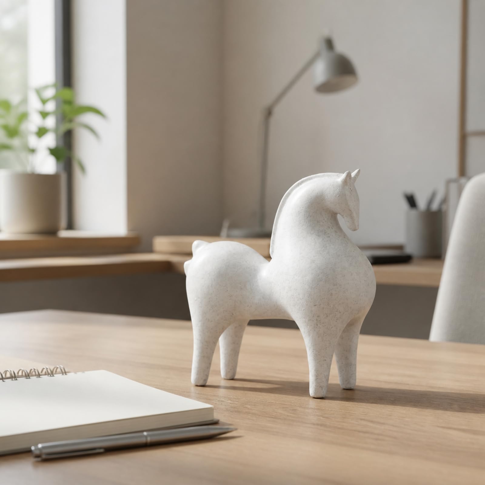 Scultura Minimalista Figura | Statuetta, Astratto, per Soggiorno, Libreria, L