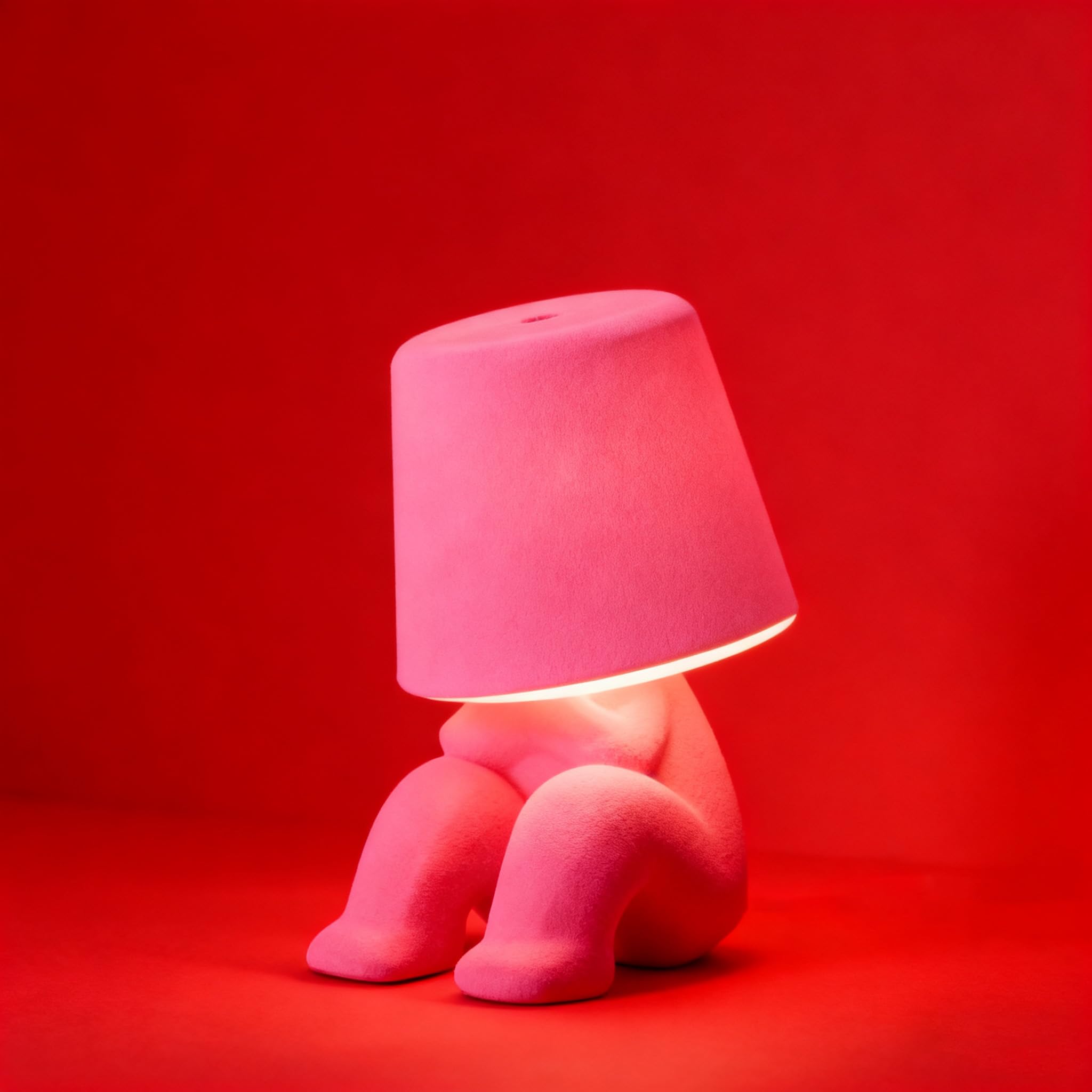 Maimeili Wireless LED Creative Table Lamp Rechargeable Battery Operated Portable Light Dimming Cute Model Design for Restaurant Bedroom Patio Studio Item for Christmas Birthday Easter
