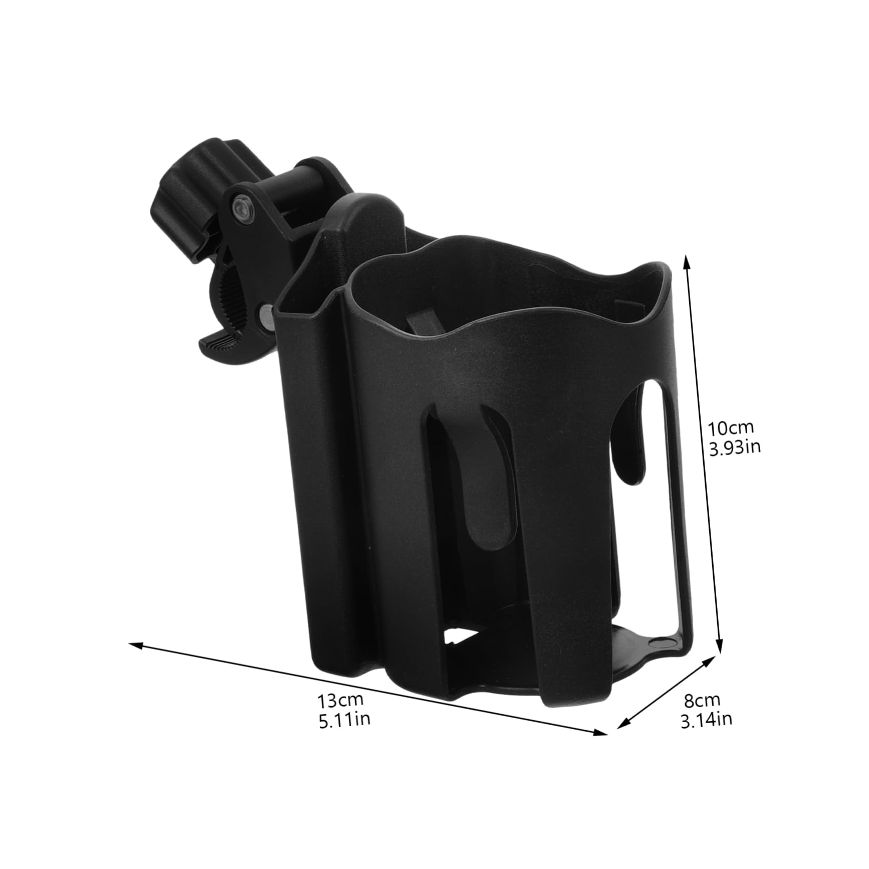 ORFOFE Wheelchair Accessories Adults Elderly Wheelchair Cup Holder Sturdy Abs Material Cup Holder for Walker Easy to Install No Assembly