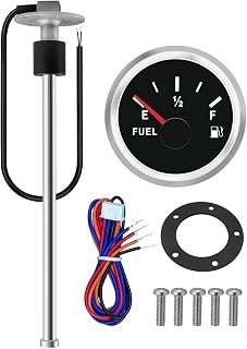 240-33 ohm 15"(380mm) Fuel Level Sending Unit and Boat Fuel Level Gauge