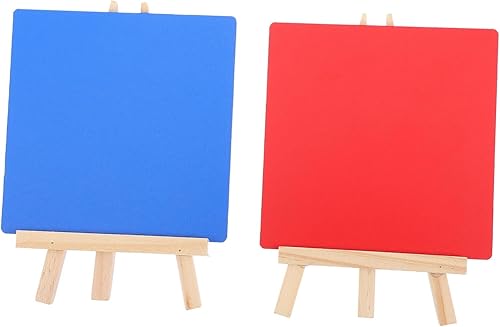 Miniatura 1 de FUNOMOCYA 2 letreros de pizarra de color para menú, pizarra de tiza para menú, adornos de pizarra para niños, adornos de oficina, Pizarrones para