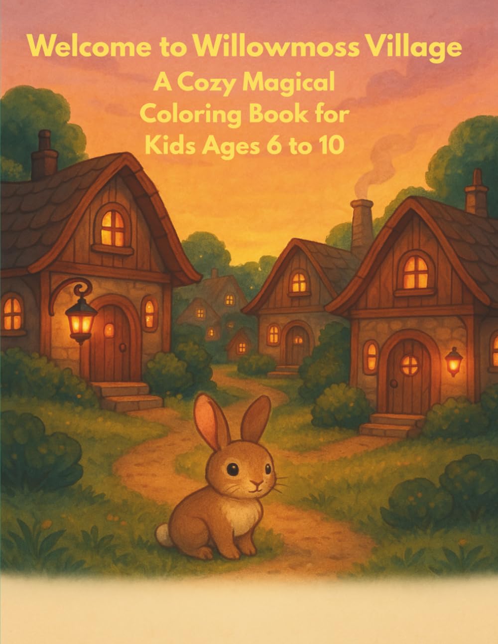 Welcome to Willowmoss Village: A Cozy Magical Coloring Book for Kids Ages 6 to 10 (Cozy Coloring Adventures)