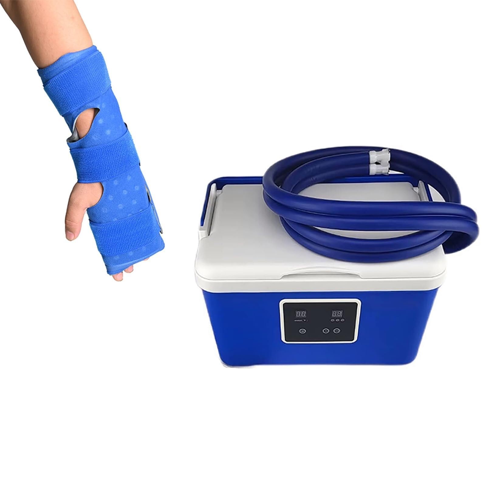 Máquina de Terapia de Frío, Terapia Continua de Frío de 12h, Diseño de Aislamiento y Prevención de Fugas, para Reducción de Hinchazón (Wrist)