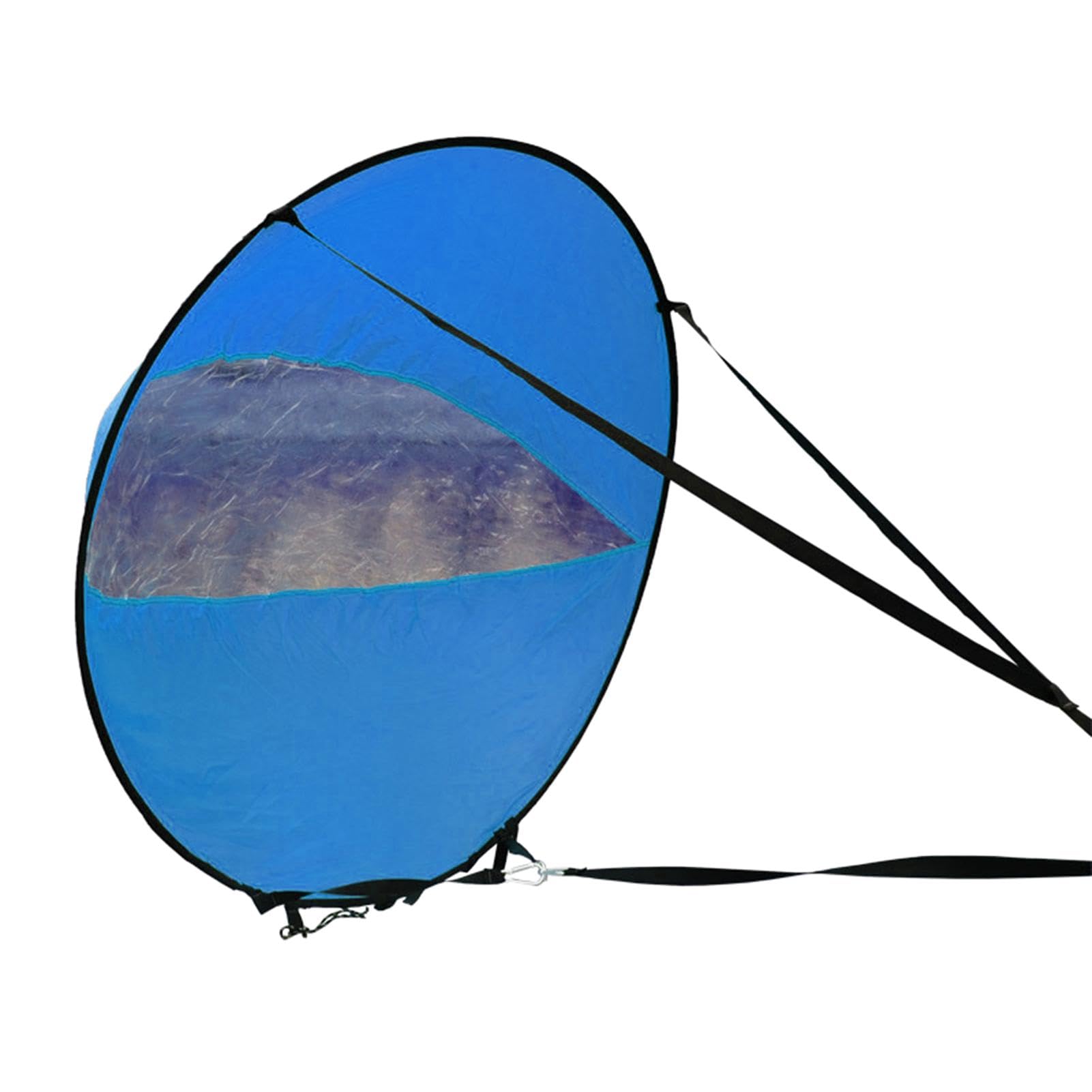 Voile à Vent pour Bateau de Kayak, Voile à pagaie pour Kayak sous Le Vent | Voiles de Kayak à fenêtre Transparente, Accessoires de Kayak | Pagaie portative de Vent de Kayak d' de Planche