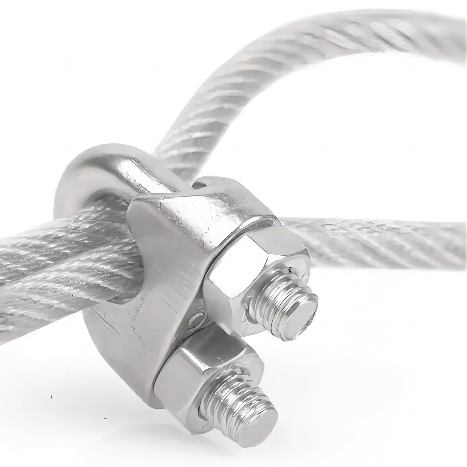 Young Wolf Legierter Stahl, der Anti-Sag Garten Tür Tor Kabel Kits für Outdoor Holz Zaun Tor Unterstützung (2, Silber)