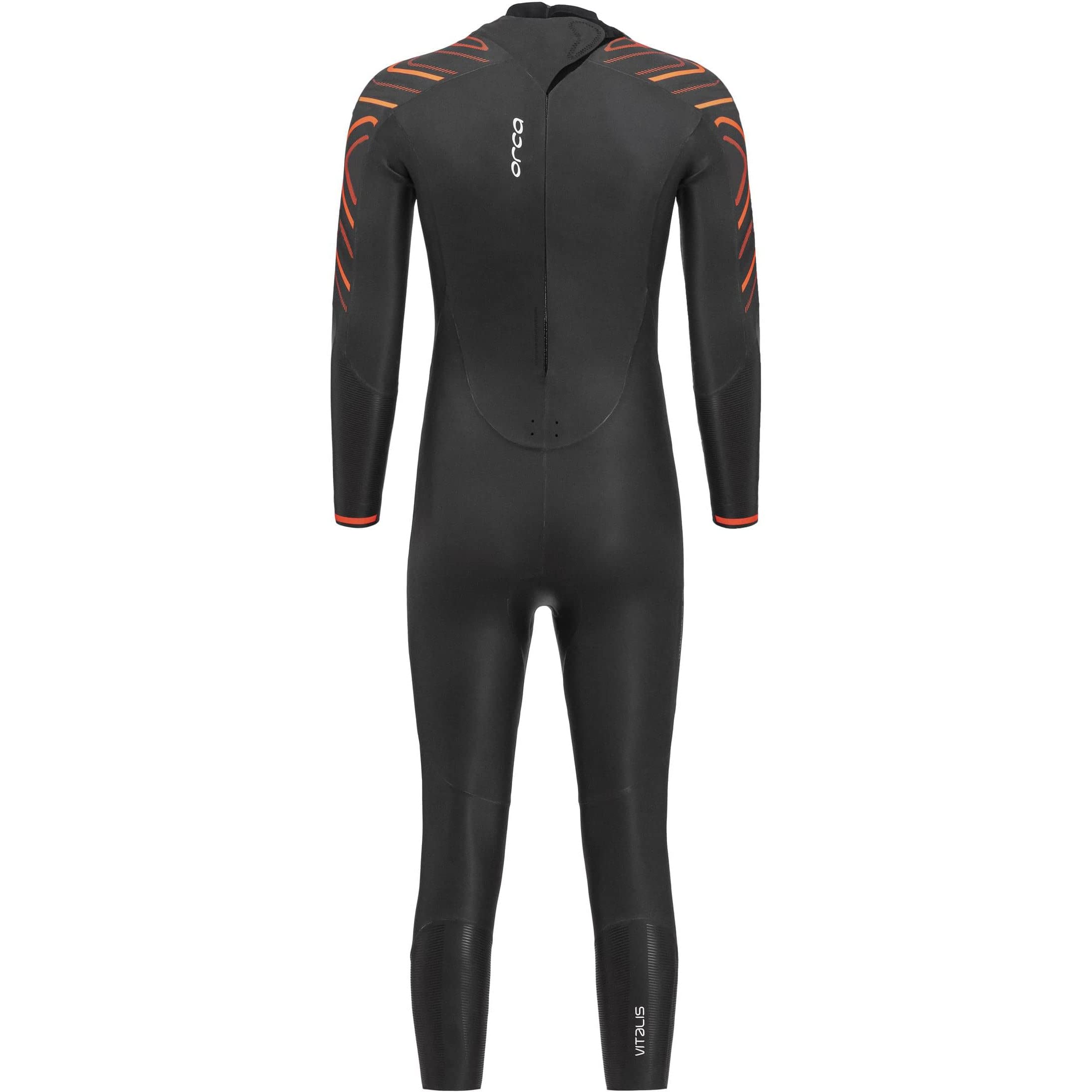 Orca Mens Vitalis Thermal Back Zip Open Water Swim Wetsuit NN2U - Negro