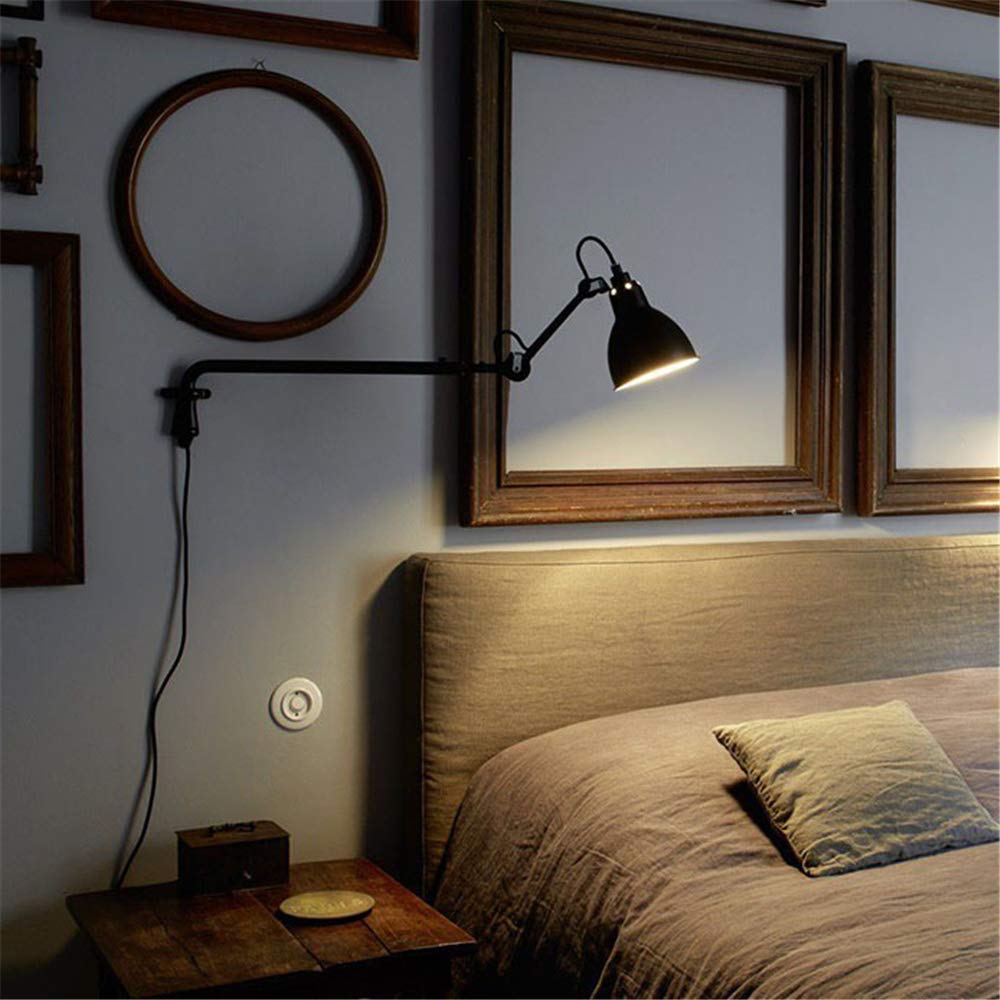 レトロ　ヴィンテージライト　スイングアーム　照明 Amazon.co.jp : ヴィンテージスイングアームウォール照明