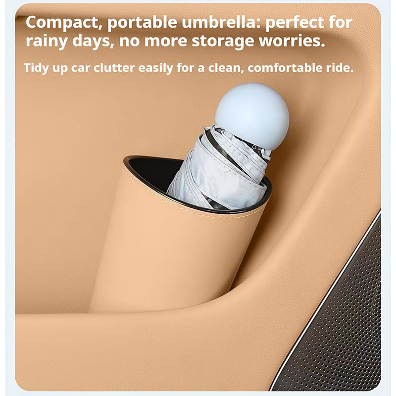 Mini Poubelle de Voiture Simili Cuir pour Cadillac Escalade 2007-2026