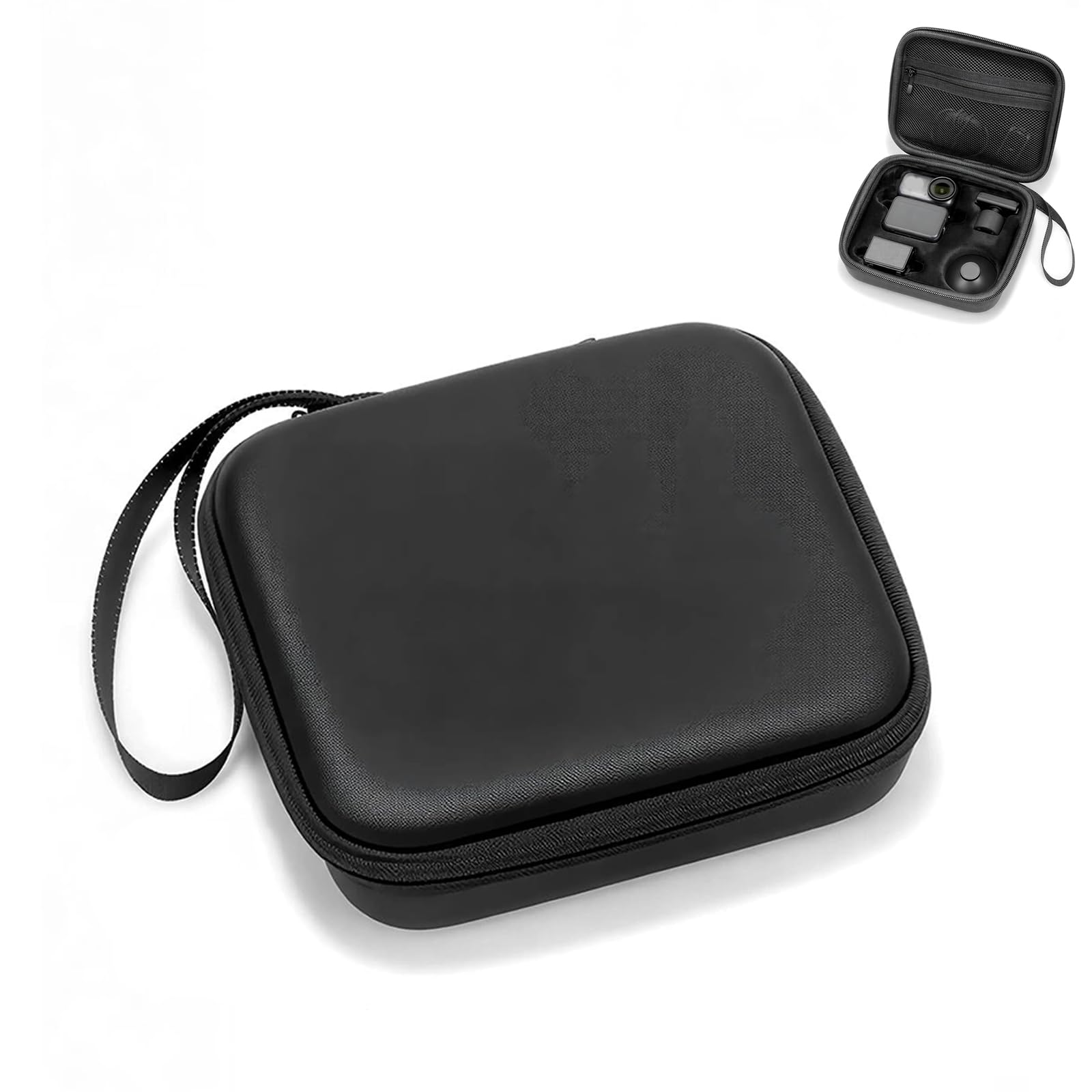 ordinarYone Waterproof Shockproof Portable Hard Case for Camera Accessories Meshes Pocket & Soft Storage Compartments Hard Case