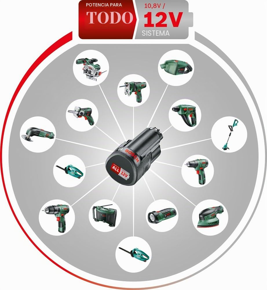 Bosch Aspirador de mano a batería EasyVac 12 (batería de 2,5 Ah, sistema de 12 voltios, en caja)