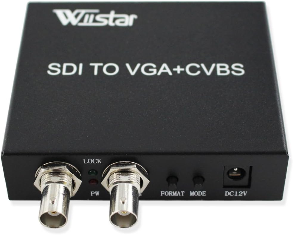 Authеntіс Crаzу Dеаlѕ Wiistar SDI to VGA+CVBS Converter with SDI Loop Out
