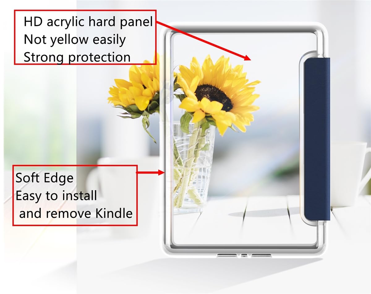 Custodia per 6" Kindle Paperwhite (7th/6th/5th Gen - 2015/2013/2012 Rilasciato Modello: DP75SDI o EY21) Auto Sleep/Wake Paperwhite Custodia