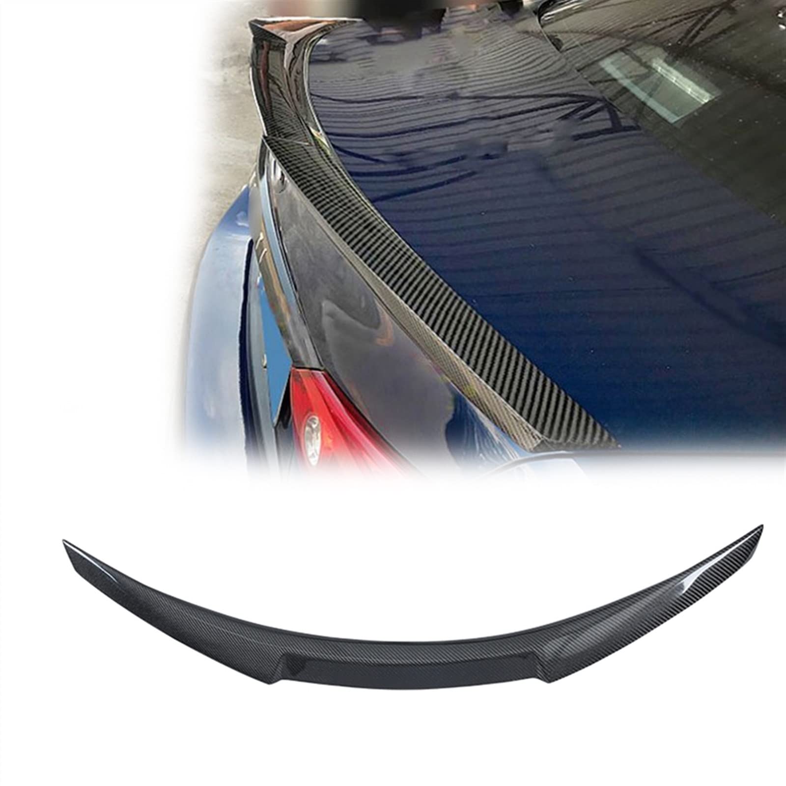 Aileron de coffre Infiniti Q60 finition Highkick en carbone ultra léger