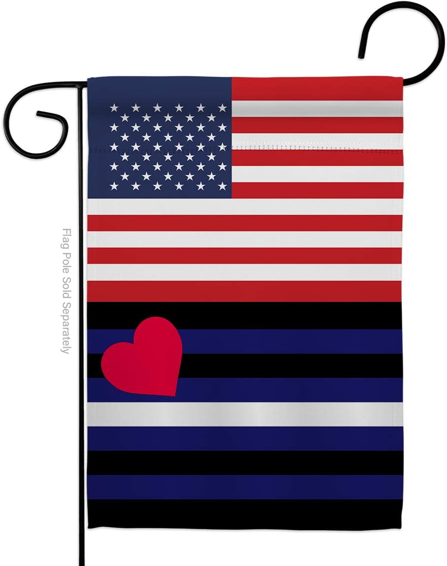 US Leather Pride Garden Flag Set with Stand Support Rainbow Love LGBT Gay Bisexual Pansexual Transgender Small Decorative Gift Yard House Banner Double-Sided Made In USA 13 X 18.5