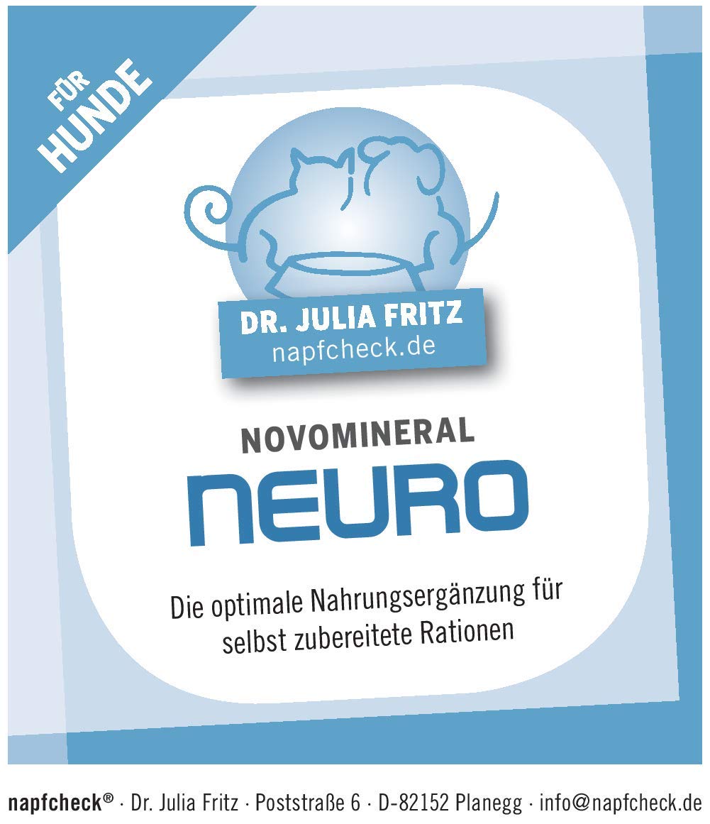 napfcheck Novomineral Neuro - für Epileptiker zur Ergänzung selbst zubereiteter Rationen - für Hunde - 500 g