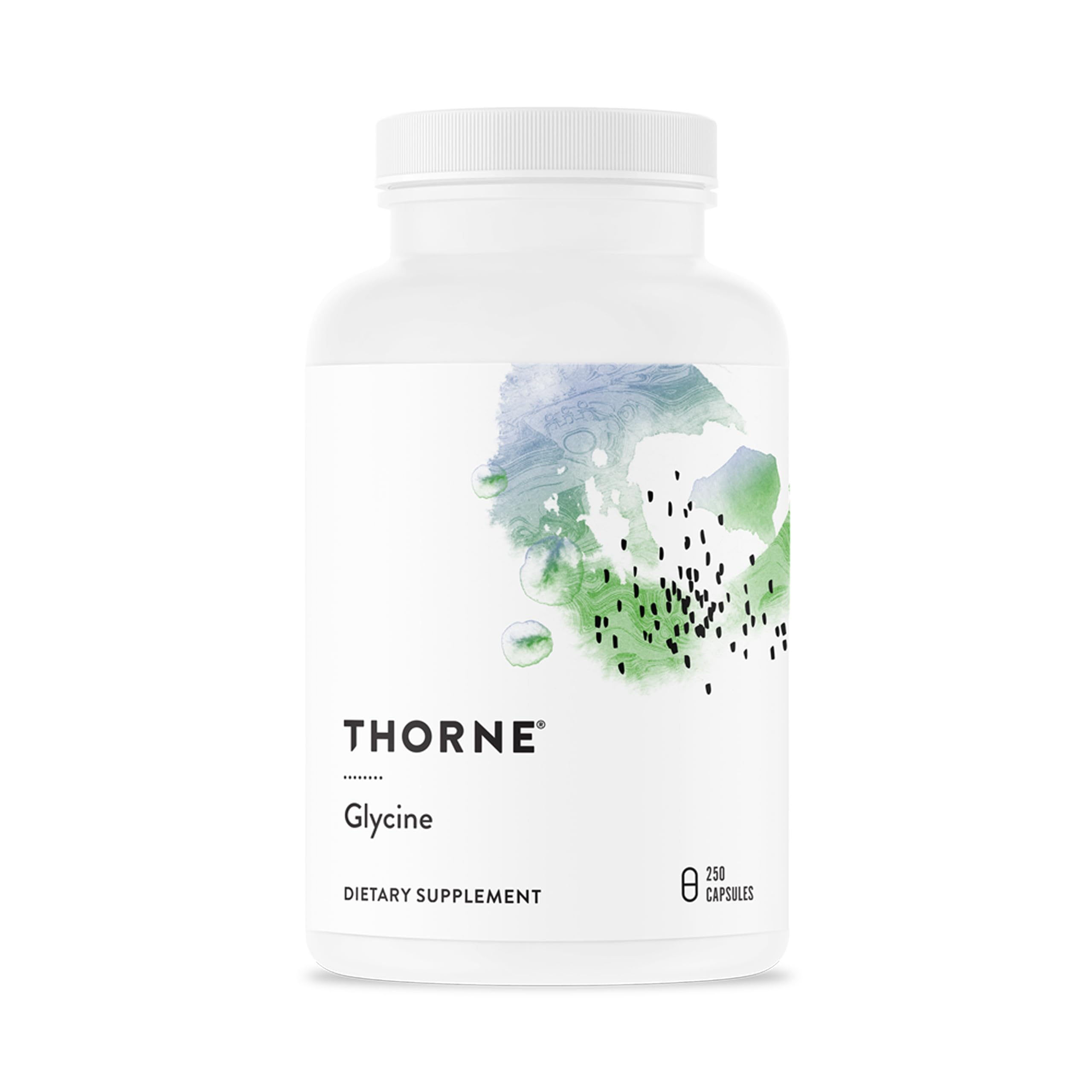 THORNE Glycine - Amino Acid Support for Relaxation, Detoxification, and Muscle Function - 250 Capsules