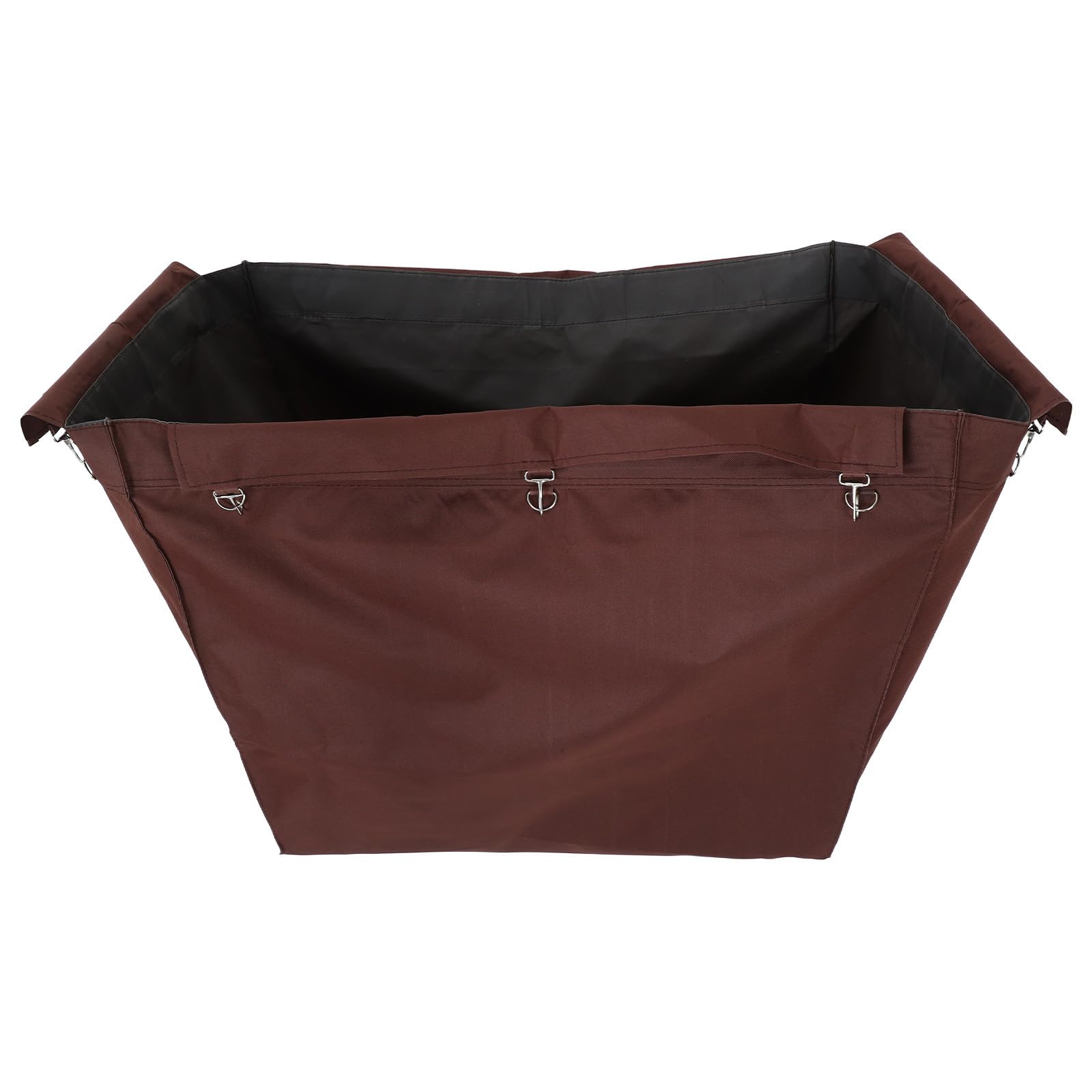 Operitacx Bolsa Organizadora de Lavandería de Tela Oxford, Tamaño Grande, Color Café, Bolsa de Repuesto Extraíble para Carritos de Limpieza y Almacenamiento en Hoteles y Hostelería