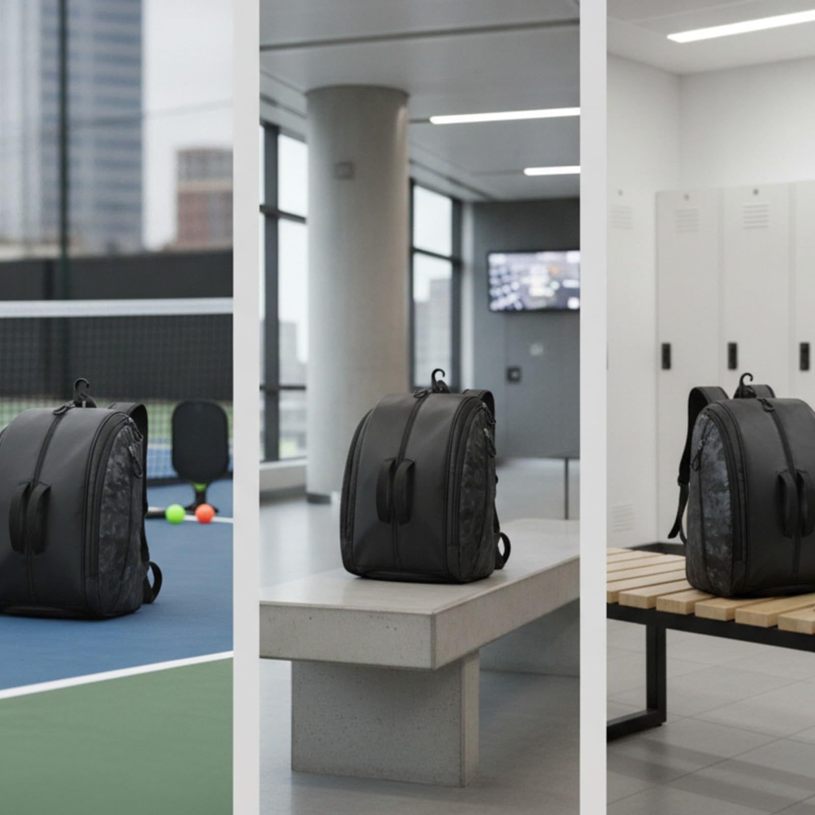 Mochila con Compartimento para Raquetas | Impermeable, Multifuncional, Bolsa, para Entrenamientos,