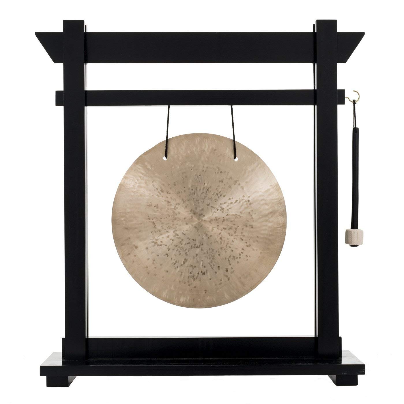 14" Gongs on the Moksha Joe Gong Stand - Black