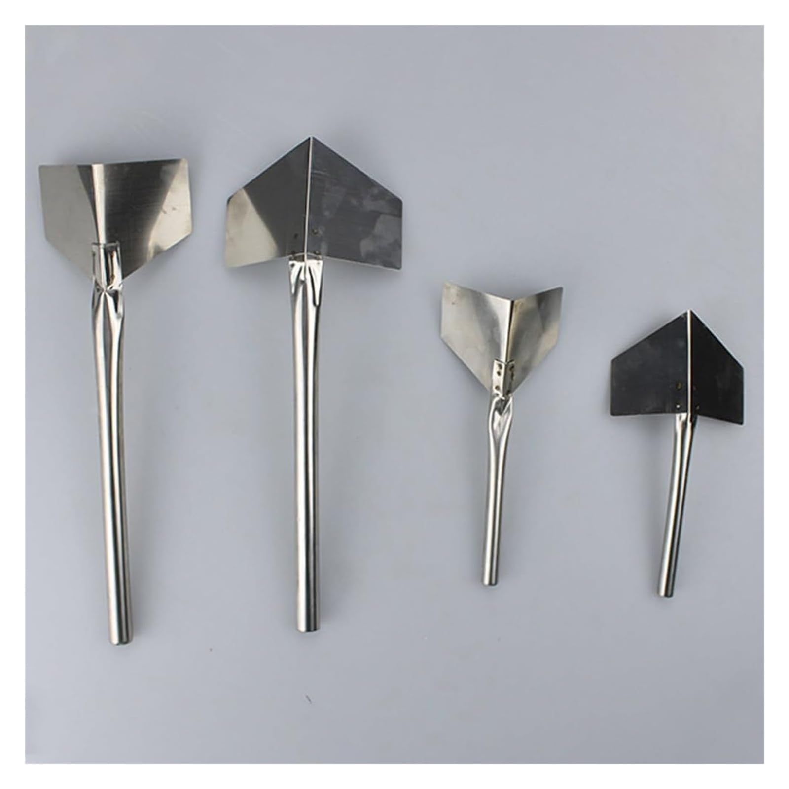 Cazzuola per cemento, Cazzuola angolare in acciaio inox for cartongesso, stucco for pareti, fango, strumenti for lisciatura di edifici interni ed esterni(Positive Angle,L)
