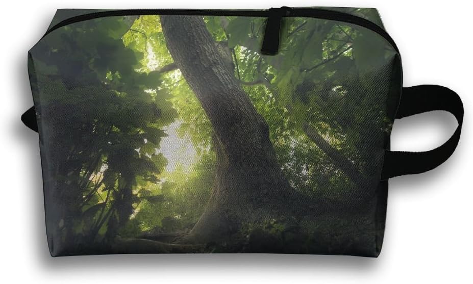 SHOUNABAG Daniel Laan Dark Nature Trees Forest Travel Cosmetic Bags Small Makeup Clutch Pouch Cosmetic And Toiletries Organizer Bag