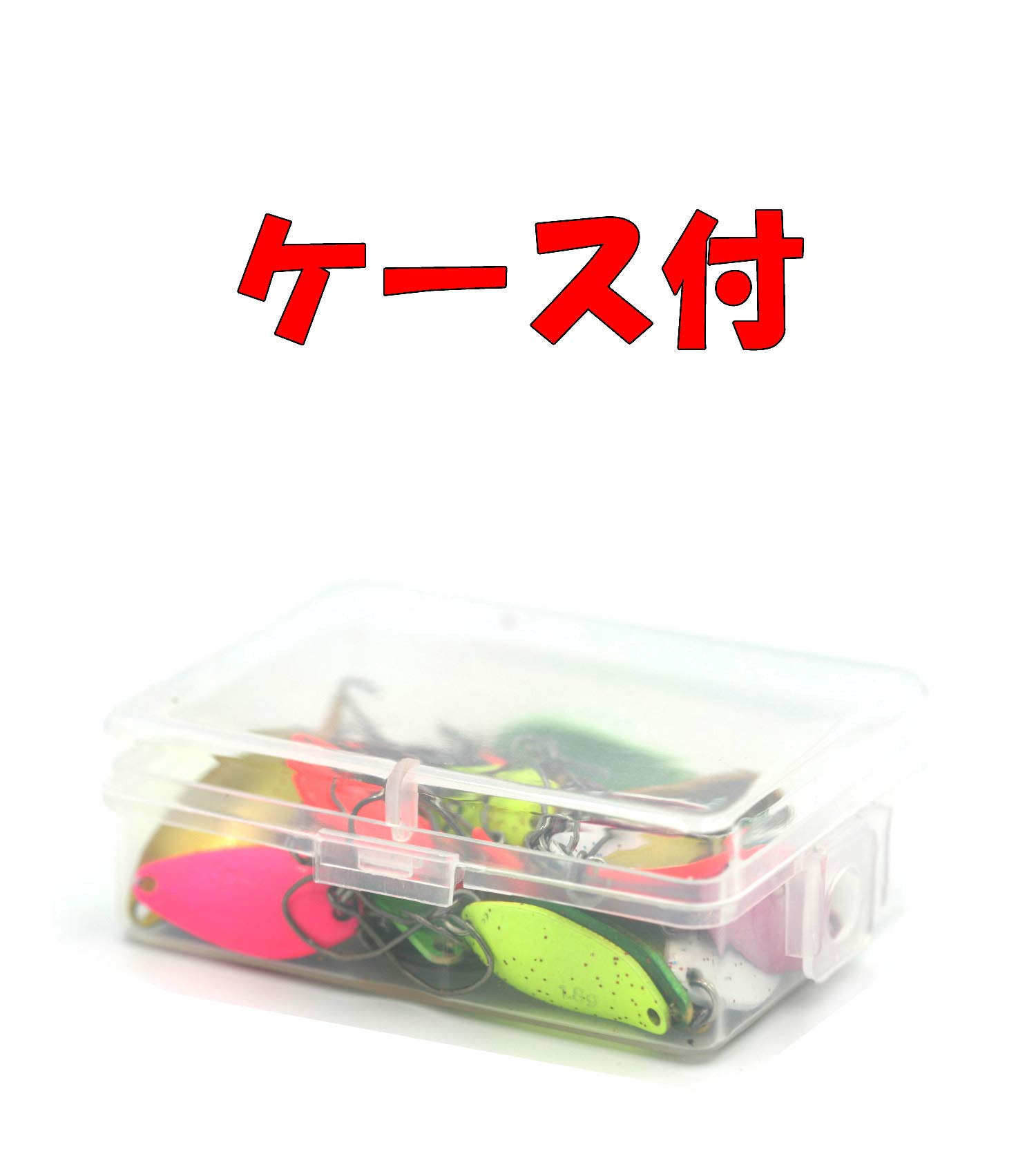 Amazon.co.jp: 釣り【Blue Ocean】スプーン ルアー セット 1.8g (40個 