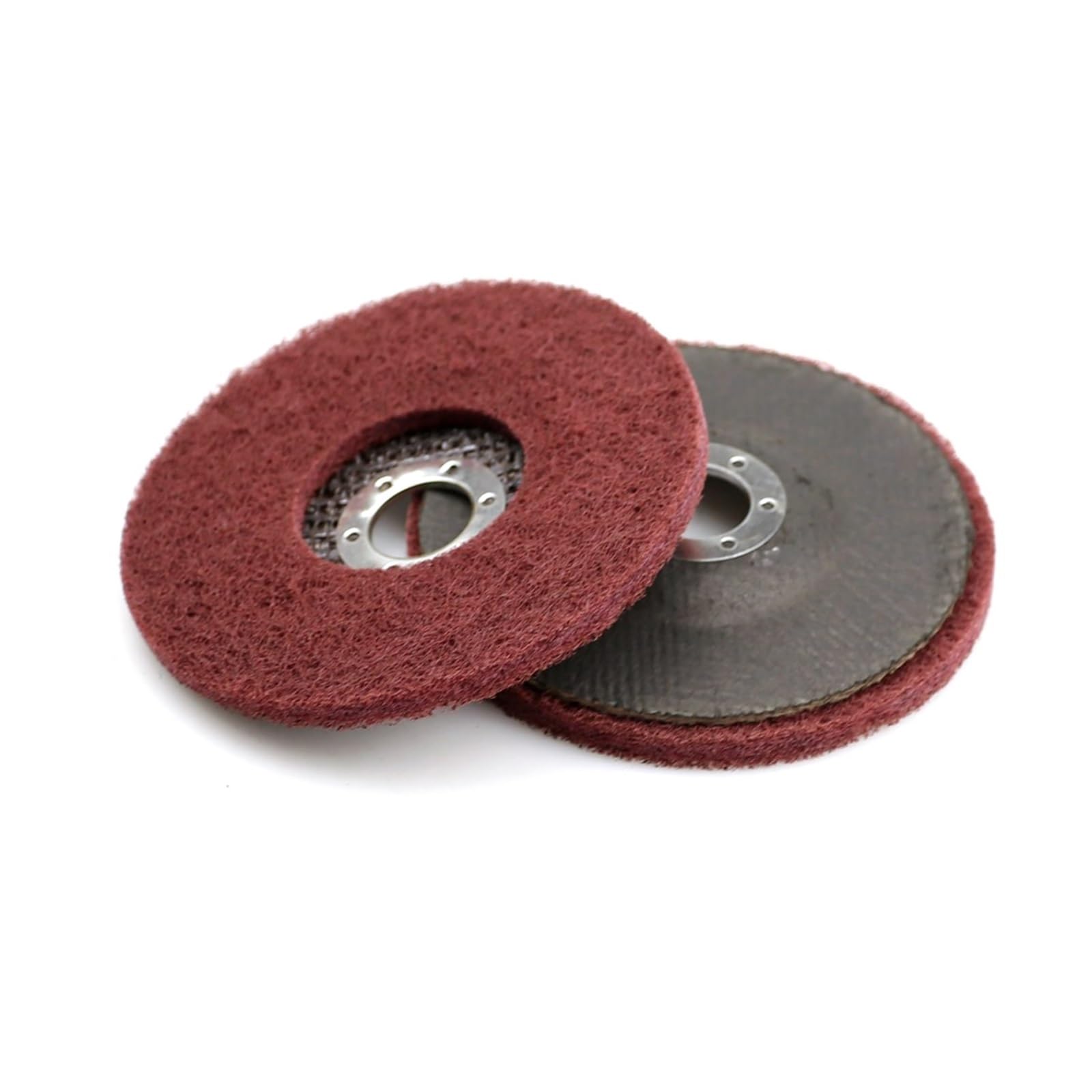 Disque de meulage à lamelles Non tissées, 125x8x22mm, roue de polissage en Nylon, outils de meuleuse d'angle for le polissage des métaux, 10 pièces(MIX)