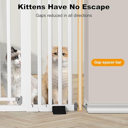 Miniatura 3 de Puerta para gatos extra alta de 68 pulgadas, se adapta a 30.5-47.5 pulgadas de apertura de ancho con kits de extensión de 2.75 pulgadas y 5.5