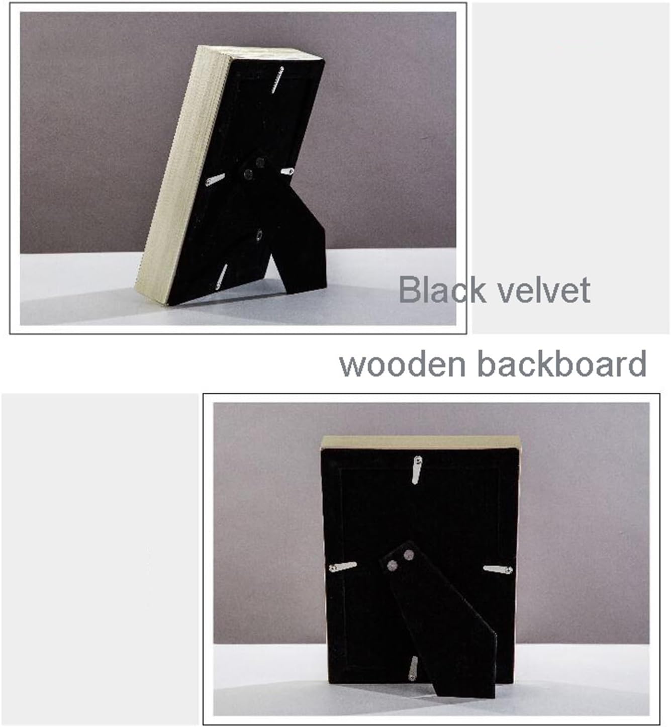 Picture Frame, High Definition Rectangle Photo Frame Weave Desk Top Crafts Beautiful Home Decorations(4 * 6in)