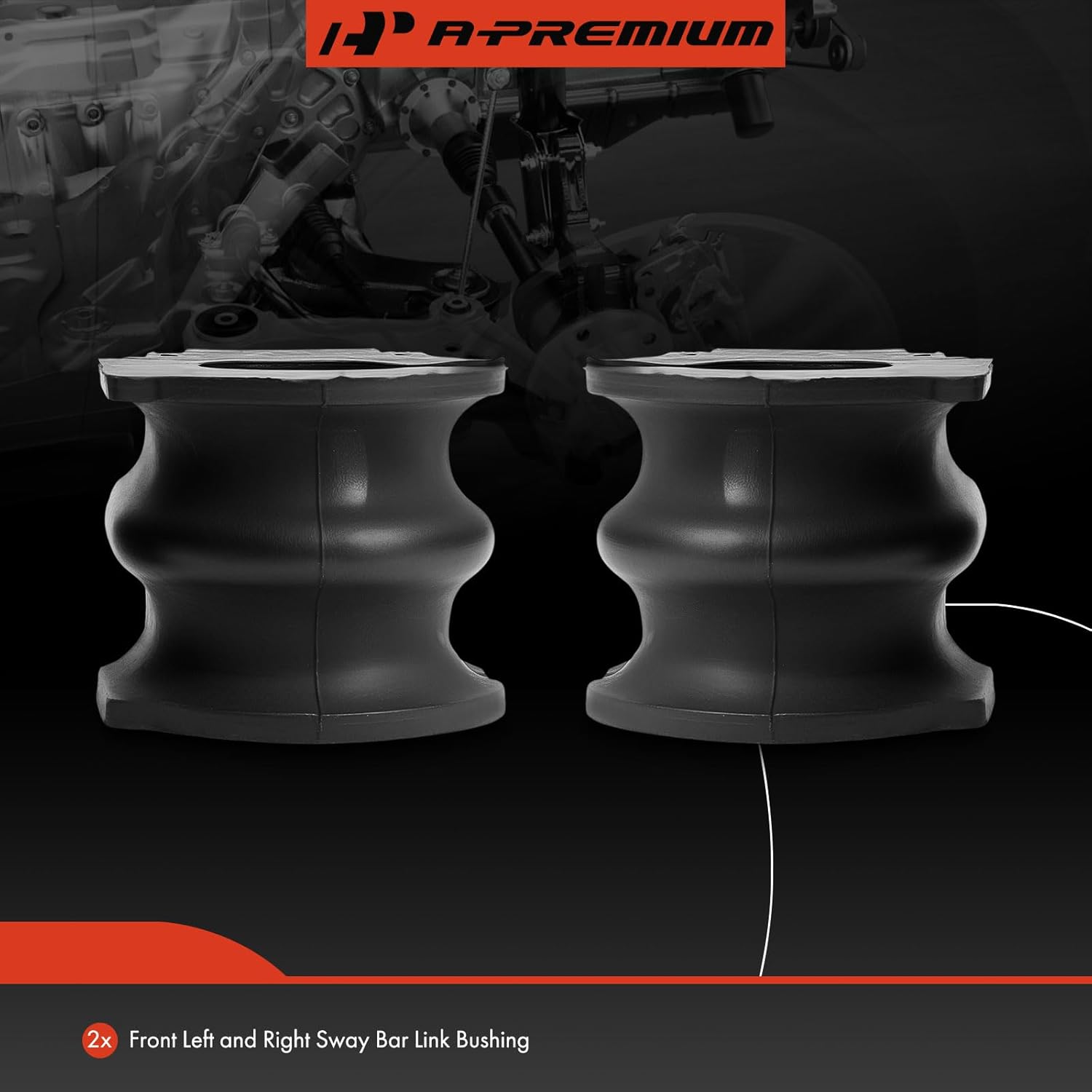 A-Premium 2 x Front Sway Bar Bushing Kit, Compatible with Nissan Altima 2019-2024