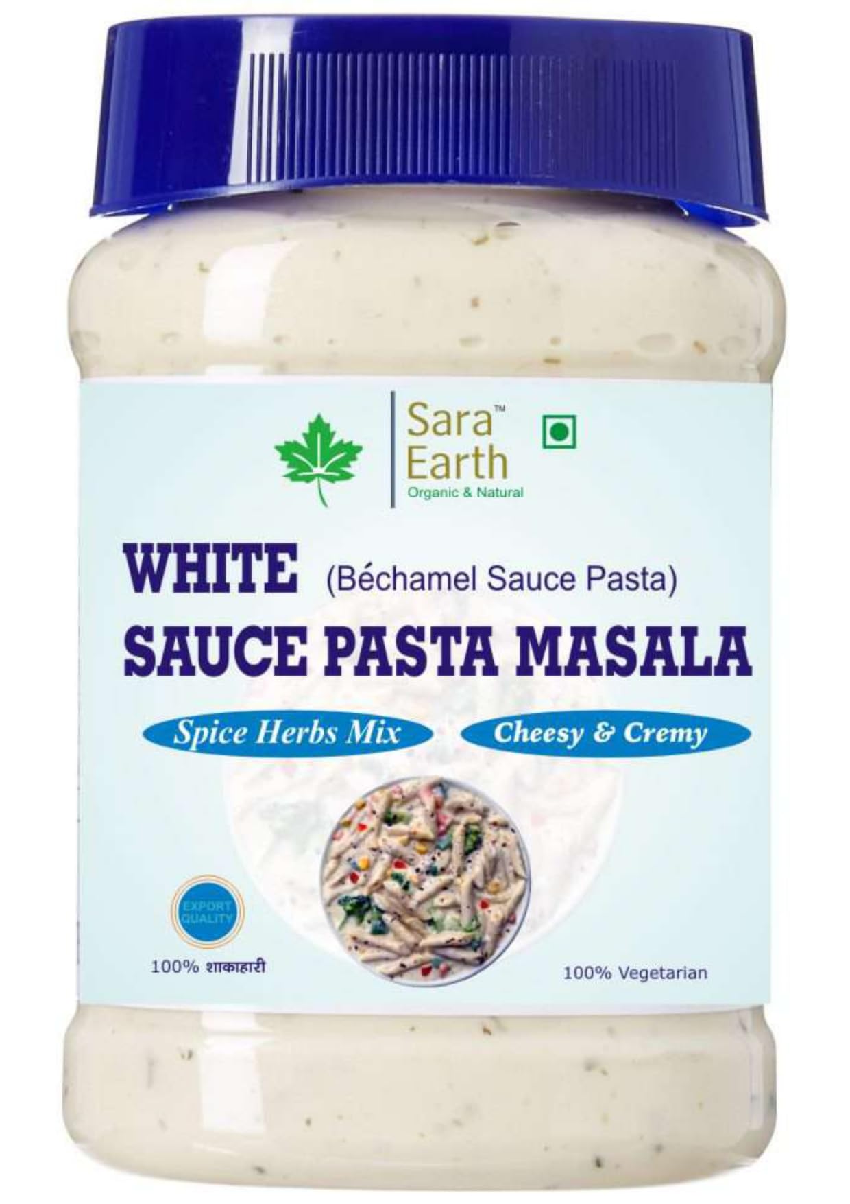 SaraEarth White Sauce Pasta Premix (250g) - Effortless Gourmet Delight for Home Cooking
