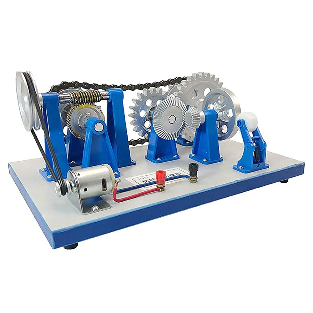 Life Accessories Mechanisches Getriebemodell Physikexperiment Wissenschafts- und Bildungsausrüstung Mehrere Rotationsmodi Physikalisches Laborgerät,