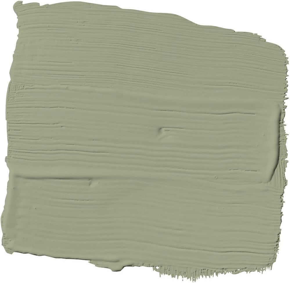 Glidden Exterior Paint + Primer: Green/Zebra Grass, One Coat, Semi-Gloss, 5-Gallons