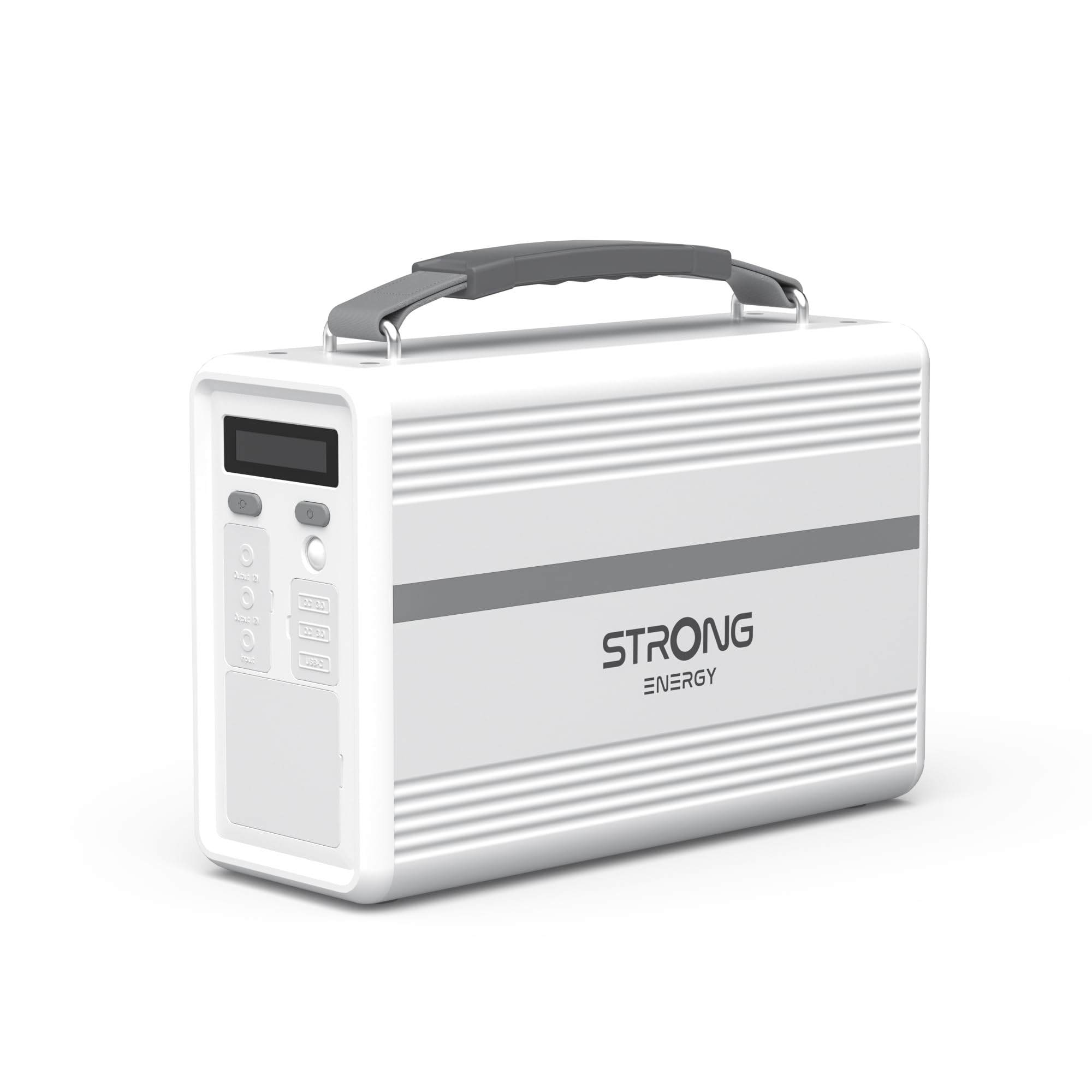STRONG P300 Centrale Électrique Portable, 307,2Wh Batterie LiFePO4, 300W Solaire, MPPT, Protection BMS, QC3.0 & PD 30W, pour Camping, Voyage, Urgences en Extérieur
