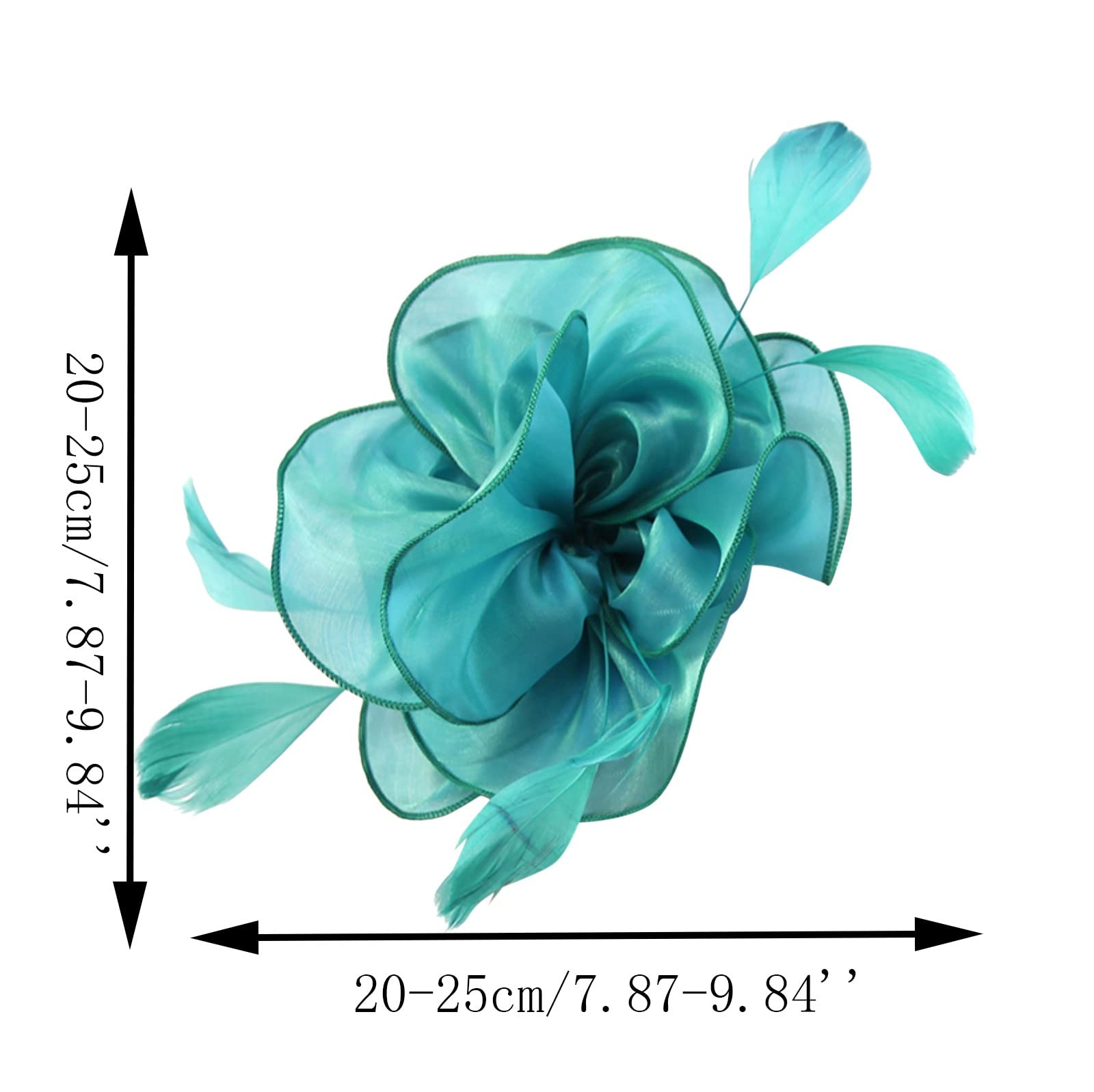 NYGGTYK 2 fermagli per capelli da donna, con fiori di peonia, fermagli per capelli da donna, accessori per capelli a forma di fiore rosso, bianco
