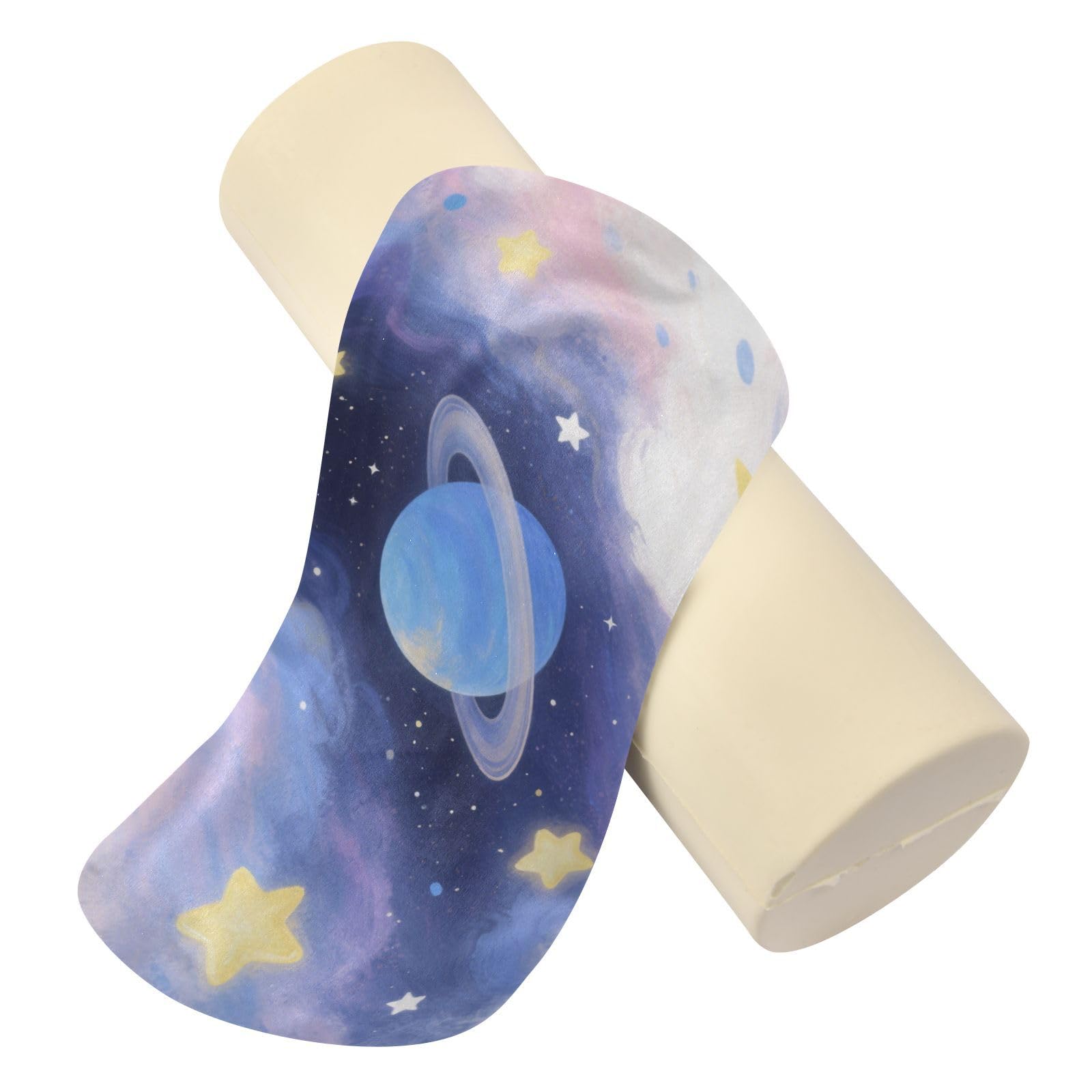 EtherSpher Blue Planet Decorative Bolster Pillow for Legs Cylinder Pillow Bed Small Round Cushion Leg Support almohada para Yoga