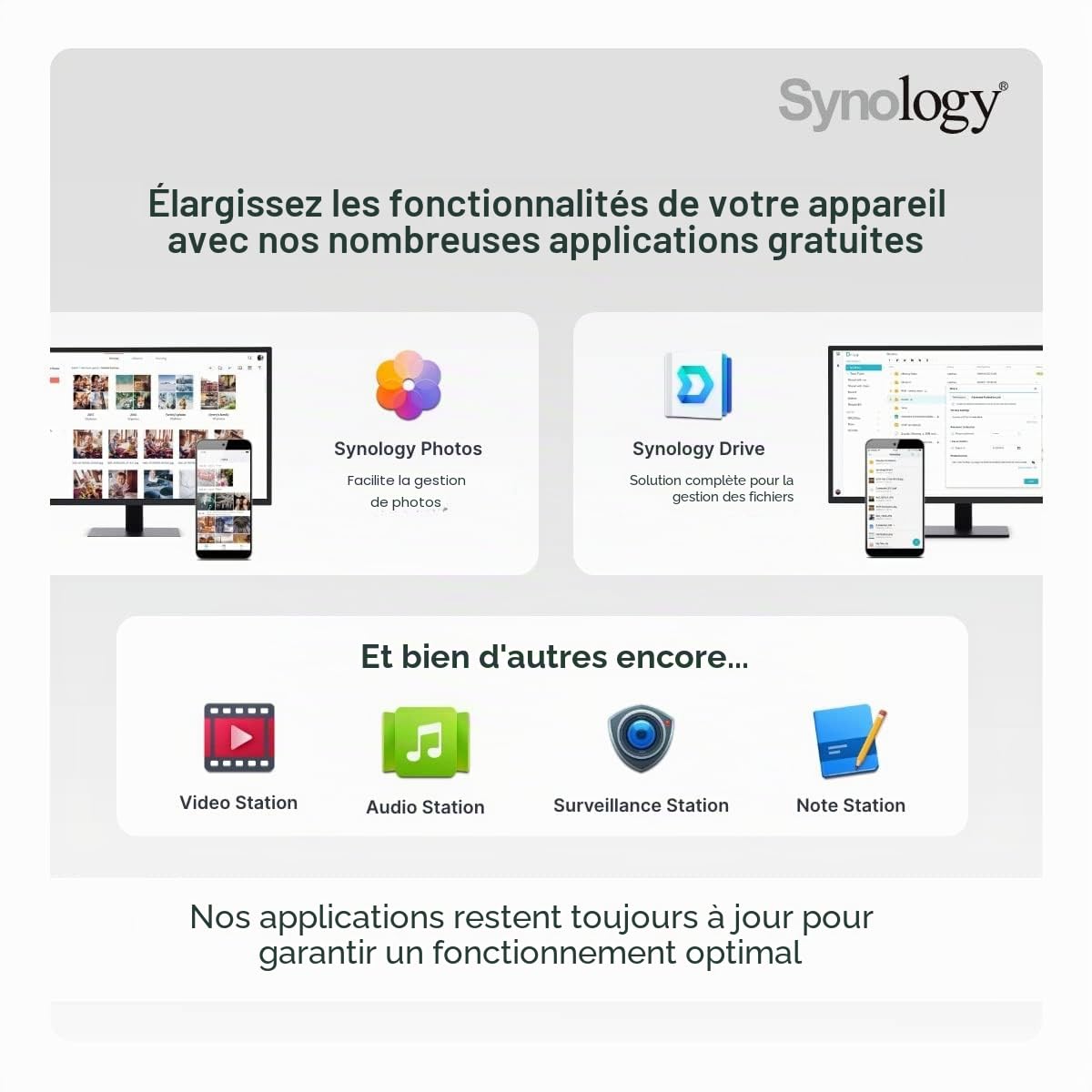 SYNOLOGY DS220+ 2-Bay NAS-Case Intel