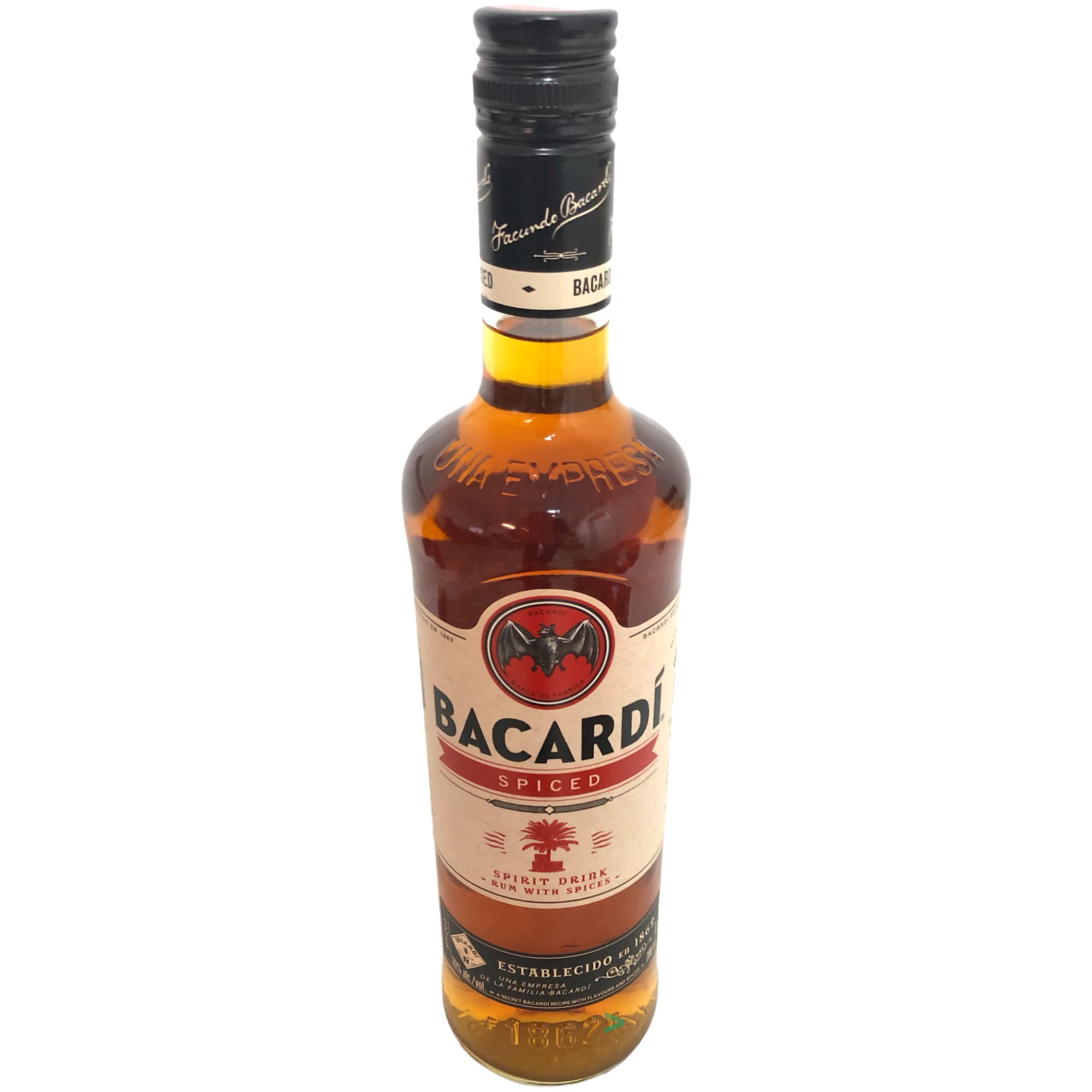 Bacardi Spiced 35% 6er Pack (6x700ml Flasche) + usy Block