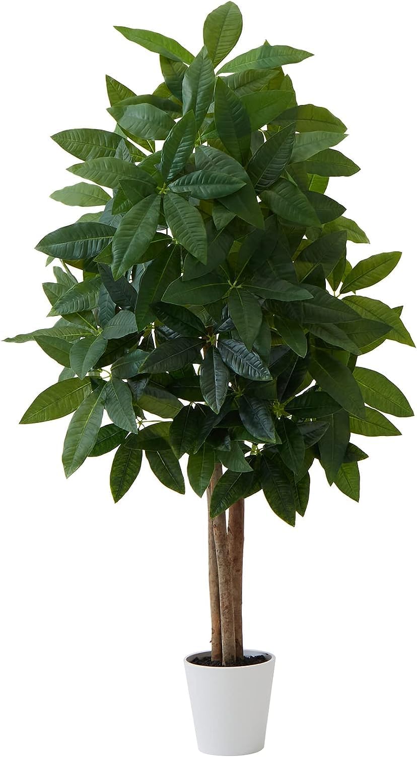 Nearly Natural 人工樹木 金のなる木 ホワイトプランター付1.2m Nearly Natural 人工樹木 金のなる木 ホワイトプランター付 1.2m