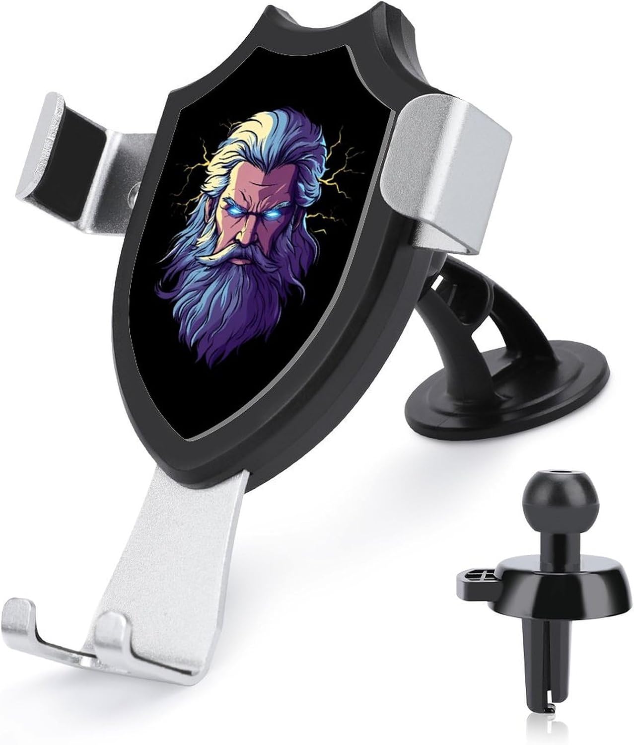 Cool Zeus God Greek Mythology Universal Car Phone Mount Holder Stand