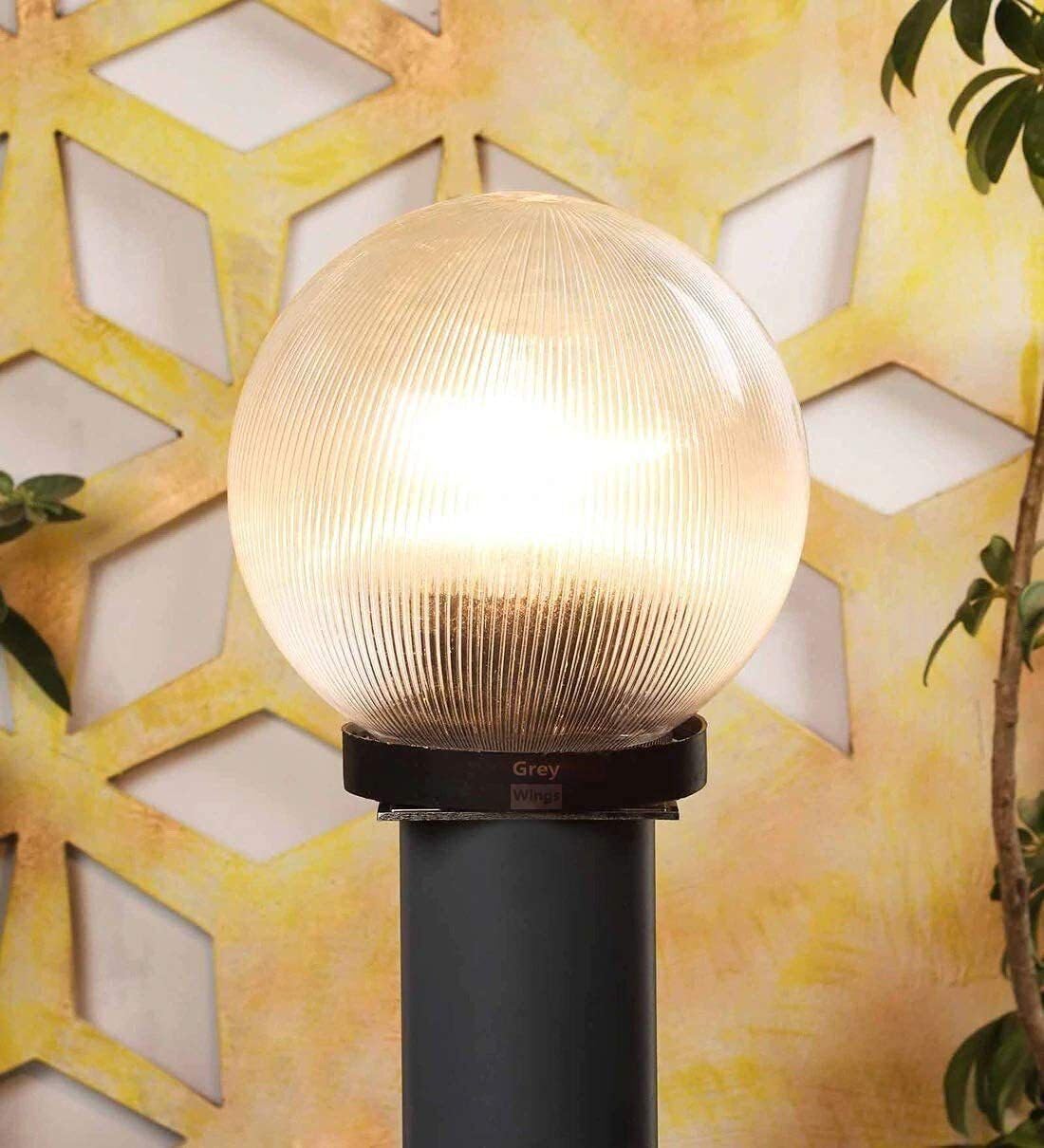 Fixed Gate Light Clear Plastic | Outdoor Garden Field Roof Entrance Lamp | Durable Weather-Resistant Decorative Exterior Lighting Fixture for Home-image-6